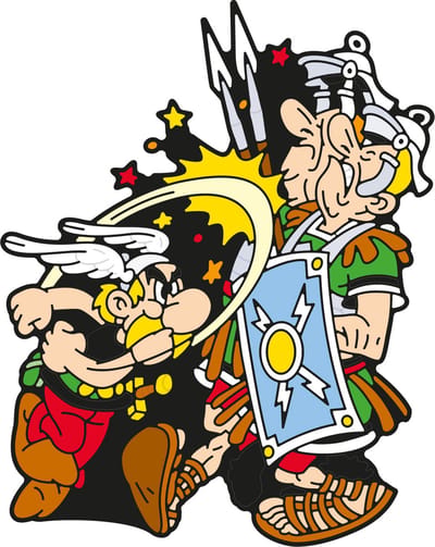 Plastoy - Asterix - Kauwgom Magneet Asterix de Galliër Paff!