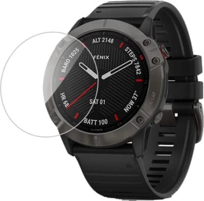 Strap-it Screen protector glas - beschermend glasplaatje geschikt voor Garmin Fenix 6 / Fenix 6 Pro