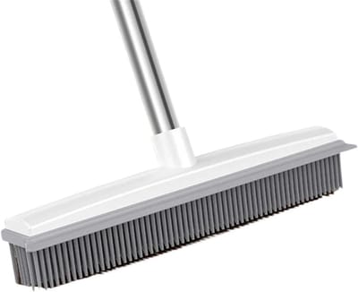 Rubberen Vegen - Huis Schoonmaak - Buiten Reinigen - Verstelbare Steel - 30 cm Breed - Telescoop