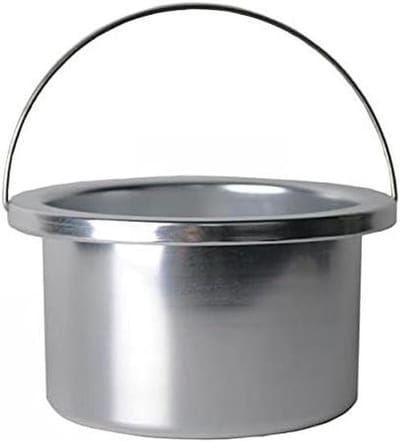 Wax Heater Pot - Wax Bowl - Ontharen Thuis - Snelle Verwarming - 500ml - Zilver