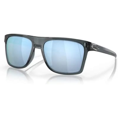 Oakley Vierkant Mannen Crystal Zwart Prizm diep water gepolariseerd Leffingwell