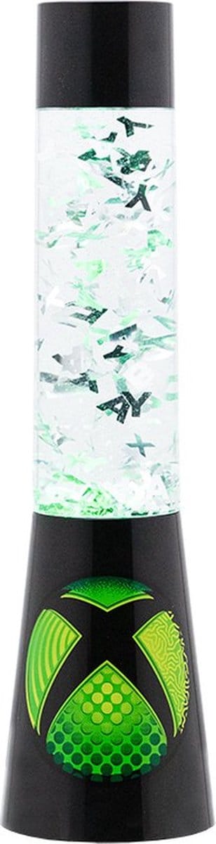 Xbox Glitter Liquid Flow Lamp met Zwevende Controller‑Iconen – Officieel Gelicentieerde Microsoft Merchandise, Gamekamer Nachtlamp & Slaapkamerdecoratie- Paladone