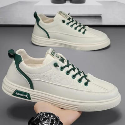 Klassieke Witte Schoenen Wandelschoenen Heren Trendy Schoenen Instappers Casual Ademend Buiten Platte Schoenen Board Schoenen 39 gray