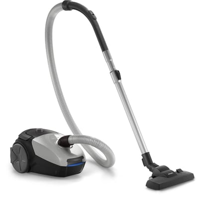 Philips 2000-Serie Stofzuiger met Zak - 900 W – Inclusief 4 Stofzakken - Compact & Licht - 9 meter bereik - (FC8253/09)