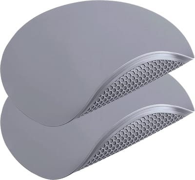 Siliconen magnetronmat - Rond - 30 x 30 cm - 2 stuk - Hittebestendige multifunctionele mat - Spatbescherming - Pannenlap