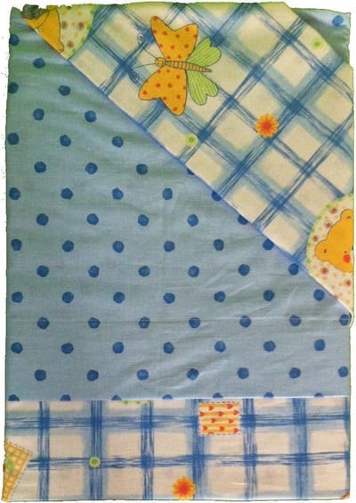 Dekbedovertrek Beertje Blauw - merk Anel - 100x135 - Baby