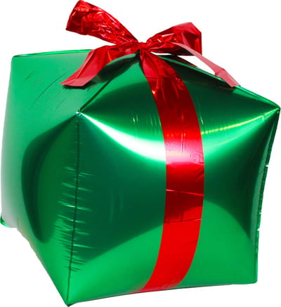 Kerstdecoratie Voor Binnen Kerst Cadeau Folie Ballon Kerstboom Decoratie 3D Ballon Kerstmis Groen 40Cm - 1 Stuk