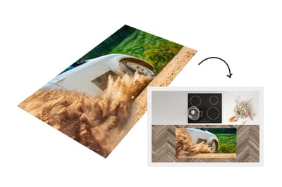 Keukenloper - Loper keuken - Raceauto - Rally - Stof - Stenen - 120x60 cm - Keukenloper vinyl