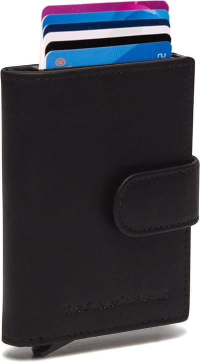 The Chesterfield Brand Kaarthoes Leipzig Cardholder Black Zwart