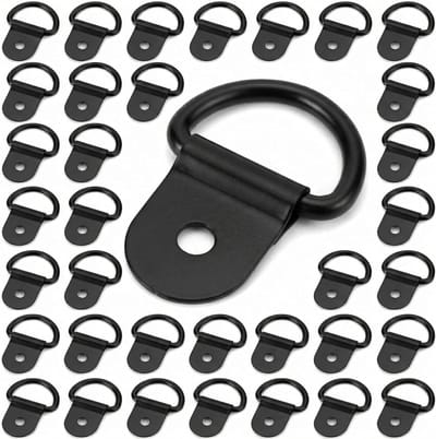 30 D-Ring Ringen met Beugel, 20mm Binnen Diameter, Spanning Ringen voor Auto's, Vrachtwagens, Trailers en Campers