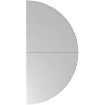 Set aanbouwtafels ULM, met steunvoet, B 1600 x D 800 x H 650-850 mm, lichtgrijs