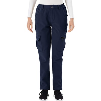 Pantalon cargo polaire imperméable pour randonnée, escalade, temps froid, pour femme [Gopune], randonnée, pêche, doublure naval