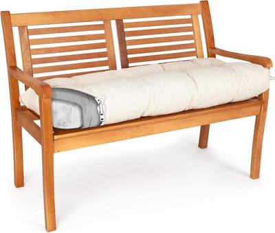 Bank kussen - Zitkussen Tuin - Comfortabel Zitten - Waterafstotend & Vlekbestendig - 190x40x10cm - Beige