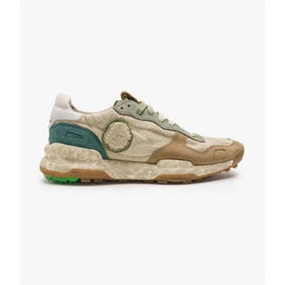 Sneakers Satorisan Chacrona Linen Urban Green