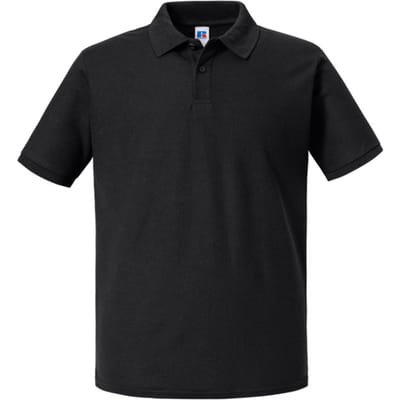 Russell Heren Authentic Eco Poloshirt (Zwart)