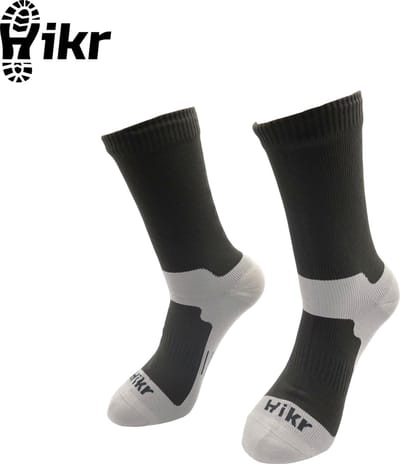 Hikr® Waterdichte sokken - 100% waterdicht - Heren & Dames - Outdoor wandelsokken - Fietssokken - Mountainbike sokken - Ademend - Hiking & Wandelen