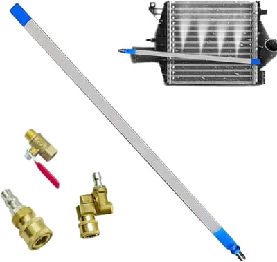 Radiator reiniger staaf - Koeler onderhoud - Voertuigonderhoud - Duurzaam roestvrij staal - 60 cm - Zilver
