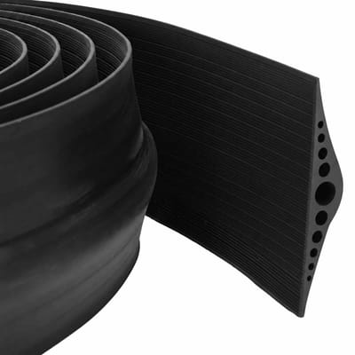 vidaXL - Drempelprofiel - voor - garagedeur - 155 - x - 28 - mm - 3 - m - EPDM-rubber