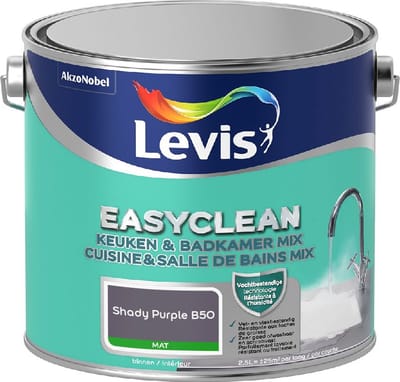 Levis - Easyclean Keuken & Badkamer Mix - Shady Purple B50 - Mengverf - 2,5 L