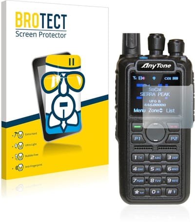 Screenprotector voor AnyTone AT-D878UV Beschermglas transparant