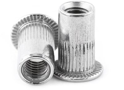 20 Stuks M4 Platte Kop Draad Rivetmoeren van RVS en Aluminium, Blinde Moeren voor Diverse Toepassingen