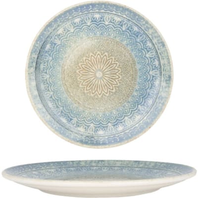 Bonna Dessertbord - Rivus Ethnic - Porselein - 23 cm - set van 6