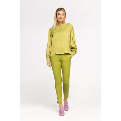 Ibana Tenzan Sweet Apple Green Size: 34 | Button-Down Shirts Outlet | Dames | Groen