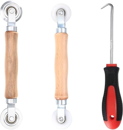 Dailygoody - Gereedschap Intrekker Inroller - Stormrand Vliegengaas - Ergonomisch handvat - Duurzaam - Afdichtingsroller - Geschikt voor verschillende..
