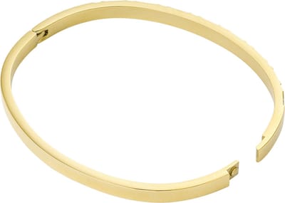Yehwang - Goudkleurig - Armband met diamantenlook - 62 mm - Stainless steel