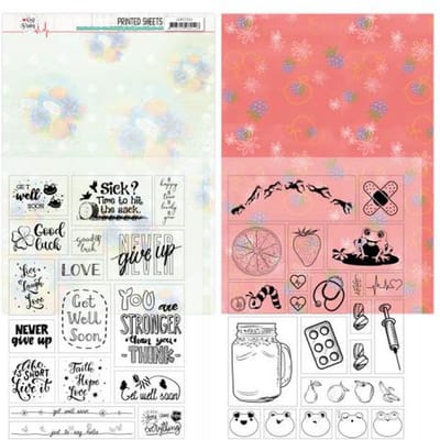 Mica Sheets Well Wishes by Jeanine's Art