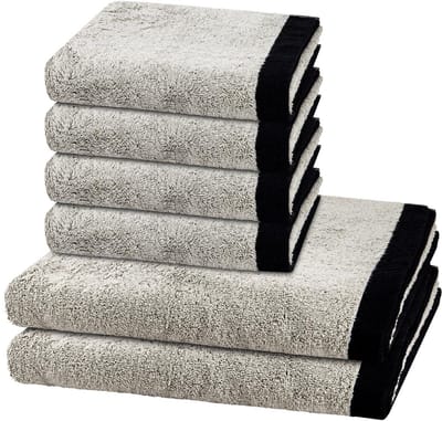 Cawö Sonstiges 4 X handdoek 2 X douchehanddoek - in set 6 pack Lifestyle Splash