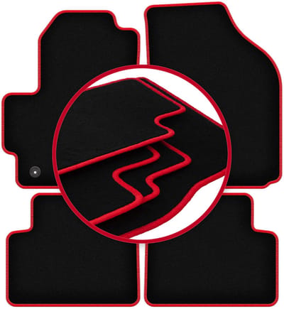 CARLUX-RED automatten voor: Chevrolet Matiz hatchback (2004-2009)