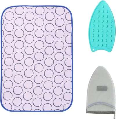 Strijkmat - Draagbare deken - Kleding verzorgen - Hittebestendig materiaal - 60 x 80 cm - Meerkleurig