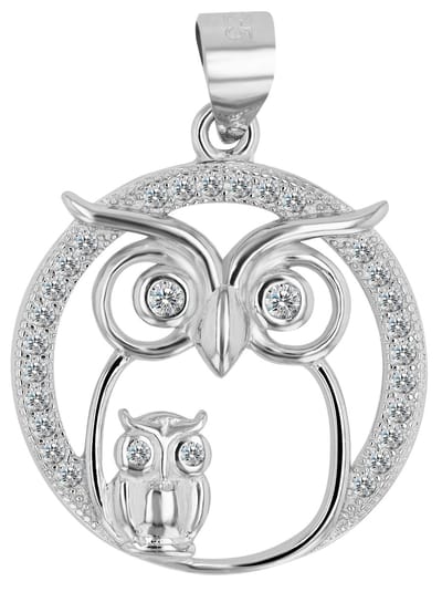 AKZENT Akzent dames hanger "Willa" van 925 Sterlingzilver, gerhodineerd, duurzaam