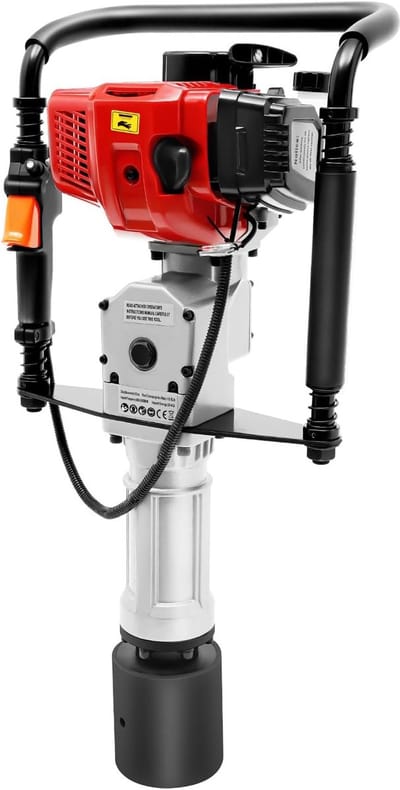 Benzine Paalram - Hekpaal Driver - Snel Palen Plaatsen - Krachtige 52cc Motor - 73.5 x 42.5 x 32.5 cm