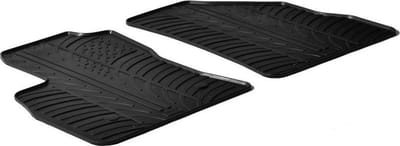 Gledring Rubbermatten passend voor Fiat Doblo Cargo 3-deurs 2010- & Opel Combo Cargo 3-deurs 2011- (T profiel 2-delig + montageclips)