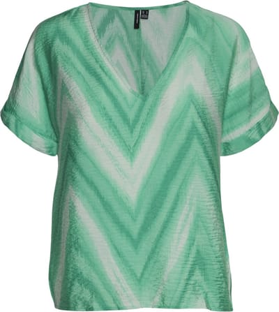 Vero Moda T-shirt Vmjosie Kua Ss Top Wvn Ga 10306817 Katydid/kua Dames Maat - M