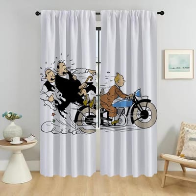 Raamgordijn voor Kamer 2 Panelen Tin-tines Gordijnen Kinderkamer Tule voor Slaapkamer Shades Scheidingswand Huis Interieur Gordijnen Woonkamer W50xH70cmx2pcs-CL