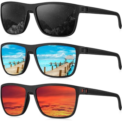 Lunettes de Soleil Polarisées Pour Hommes Lunettes de Soleil Légères Avec Protection UV Pour la Conduite la Pêche le Golf United States