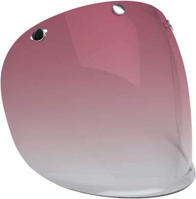 Vervangend helmschild - Motorhelm accessoire - Helm personaliseren - Origineel reserveonderdeel - Eén maat - Roze verloop
