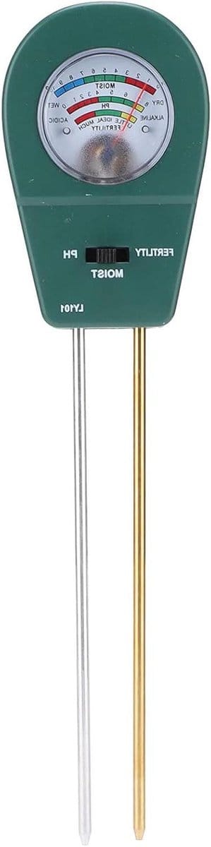 Bodemtester Vochtmeter - PH-meter Grondmeter - Planten Verzorgen - Geen Batterij Nodig - 15.5 cm Sonde - Groen