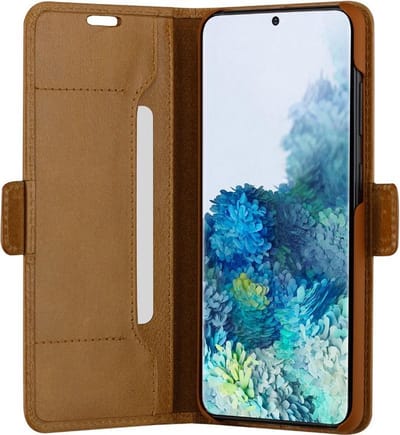 Samsung Galaxy S20+ Bookcase hoesje - dbramante1928 - Effen Cognac - Leer