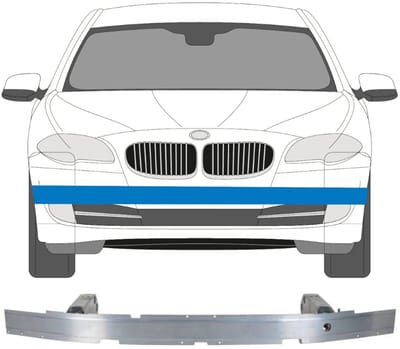Versterking voorbumper / balk voor BMW 5 F10 F11 2010-2017