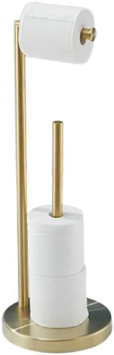 DailySupplies® Toiletbutler - Toiletrolhouder Staand - Goud
