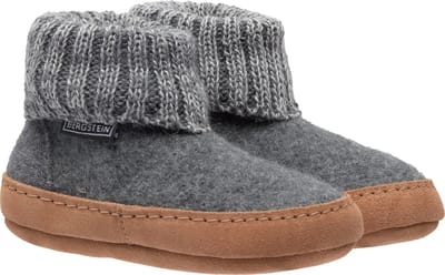 Bergstein Cozy Lux Sloffen - Pantoffels voor dames, heren en kinderen - 100% Zuiver scheerwol - Grey