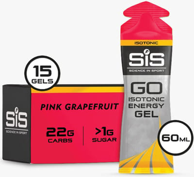 Science in Sport - SiS Go Isotonic Energygel - Energie gel - Isotone Sportgel - Pink Grapefruit Smaak - 15 x 60ml