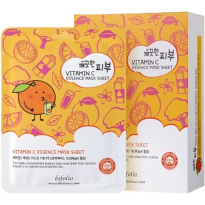 [Promotie] esfolio - Pure Skin Vitamin C Essence Mask Sheet - 25ml *10stuk
