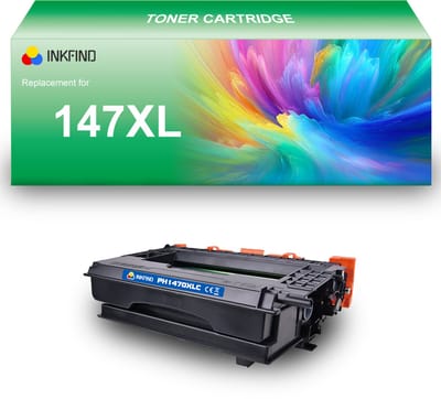 INKFIND 147X (W1470X) Tonercartridge compatibel met HP 147X W1470X - 1-pack Zwart
