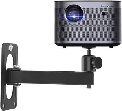 Beamer Muurbeugel - Projector Hanger - Wandmontage Apparatuur - 360° Rotatie - 1 Gram - Zwart