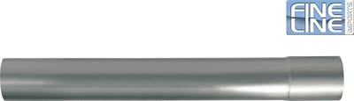 RVS RECHTE LENGTE 1 Meter - DIAMETER: 63,5MM - 2,5 inch